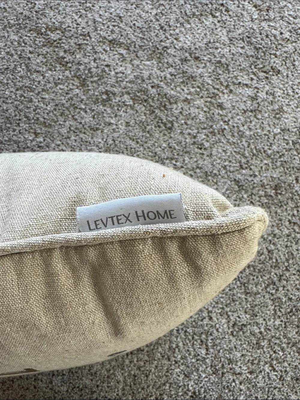 Levtex Neutral Linen Throw Pillow